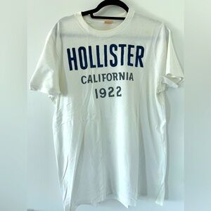 Hollister California Men’s T-shirt XL off white